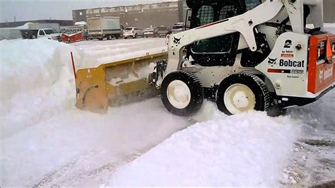 snow plowing with skid steer|industrial snow plow skid steer.